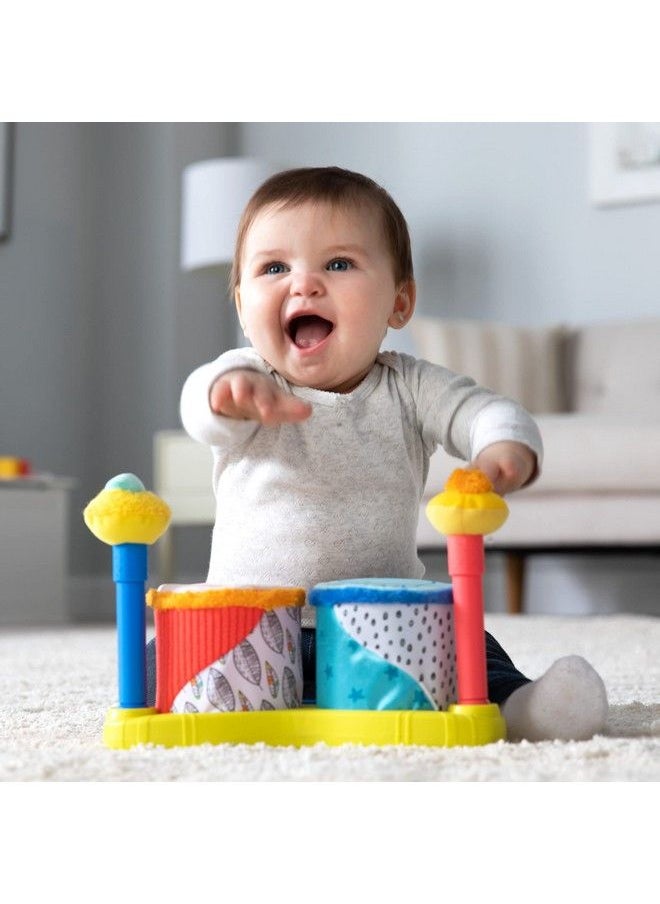 Lamaze - Squeeze Beats First Drum Set Musical Baby Toys For Early Childhood Development Ages 12 Months And Up - Image 1