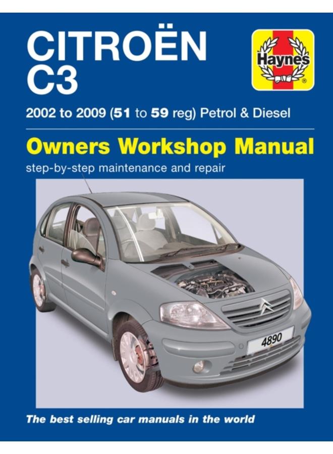 Citroen C3 Petrol & Diesel (02 - 09) Haynes Repair Manual