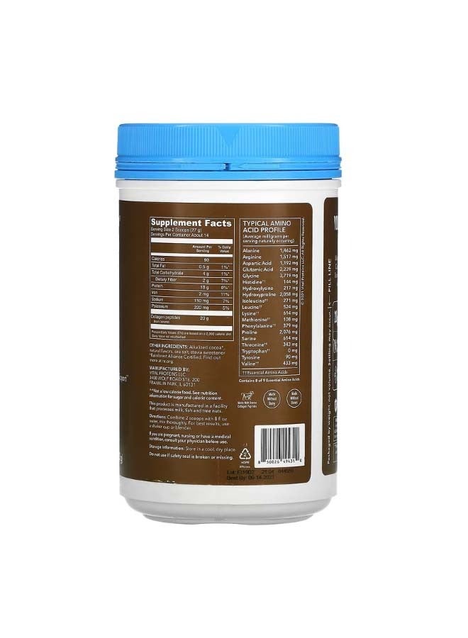 فيتال بروتينز Collagen Peptides Chocolate 13.5 oz 383 g - Image 2