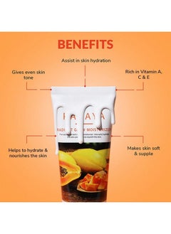 MIRABELLE COSMETICS KOREA Mirabelle Papaya Radiant Glow Moisturizer For Face; Glossy Dewy Finish; Soft And Supple Skin; For Women & Men; Sls And Paraben Free; Made In Korea 80Ml  - Image 5