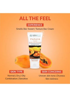 MIRABELLE COSMETICS KOREA Mirabelle Papaya Radiant Glow Moisturizer For Face; Glossy Dewy Finish; Soft And Supple Skin; For Women & Men; Sls And Paraben Free; Made In Korea 80Ml  - Image 4