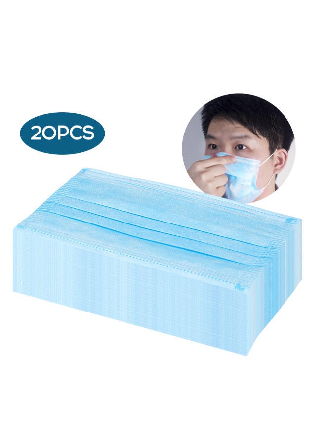 NIBEMINENT 20-Piece 3-Layer Disposable Face Mask - Image 3