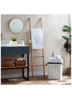 Home Box White Haven Luxy Bliss Cotton Face Towel 33 x 33 cm  - Image 5