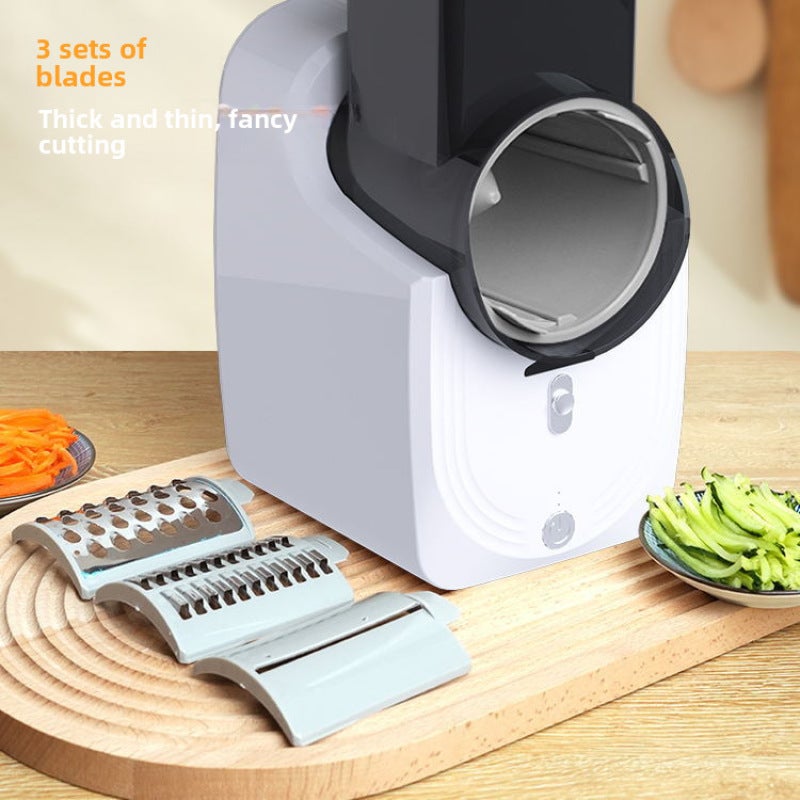 Electric Knife Sharpener Compact Multifunctional Slicing Chopping Tool - Efficient User-Friendly Sharpener for Home Kitchen Use - Image 3