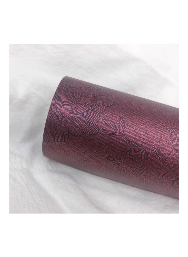 زيمي ١٥ ورقة من ورق هدايا كرافت بلون واحد ونقش لؤلؤي داكن | ورق تغليف فاخر بـ ١٥ لونًا | تغليف هدايا، ديكورات أعياد، هدايا عمل، اصنعها بنفسك، مادة سميكة وصديقة للبيئة، ٥٢×٧٤ سم - Image 2