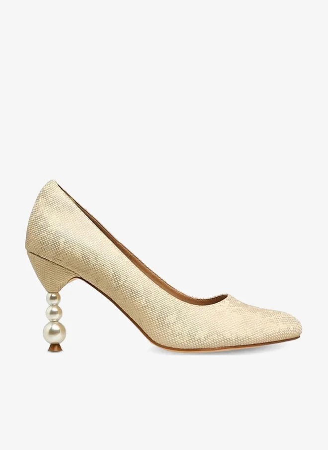 Flora Bella By Shoexpress Flora Bella Women Pearl Shaped Heel Pumps Ramadan Collection
