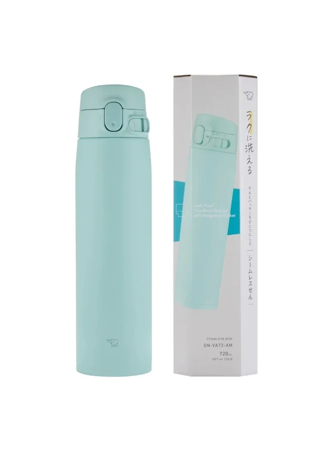 زوجيروشي Stainless Mug , 0.72 L- Mint Blue