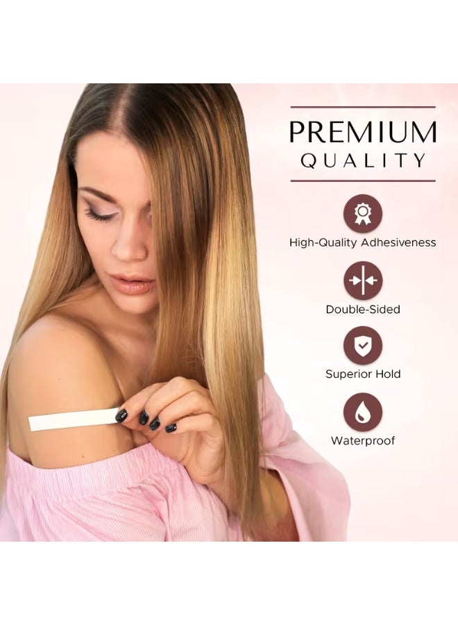 aeen Total 100 Strips Pack of 2 | Strong Hijab Tape | Double Sided Fashion Tape for Clothing & Body  | Invisible Dress Tape for Women | All-Day Strong Hold | Gentle on Skin & Fabric. - Image 5