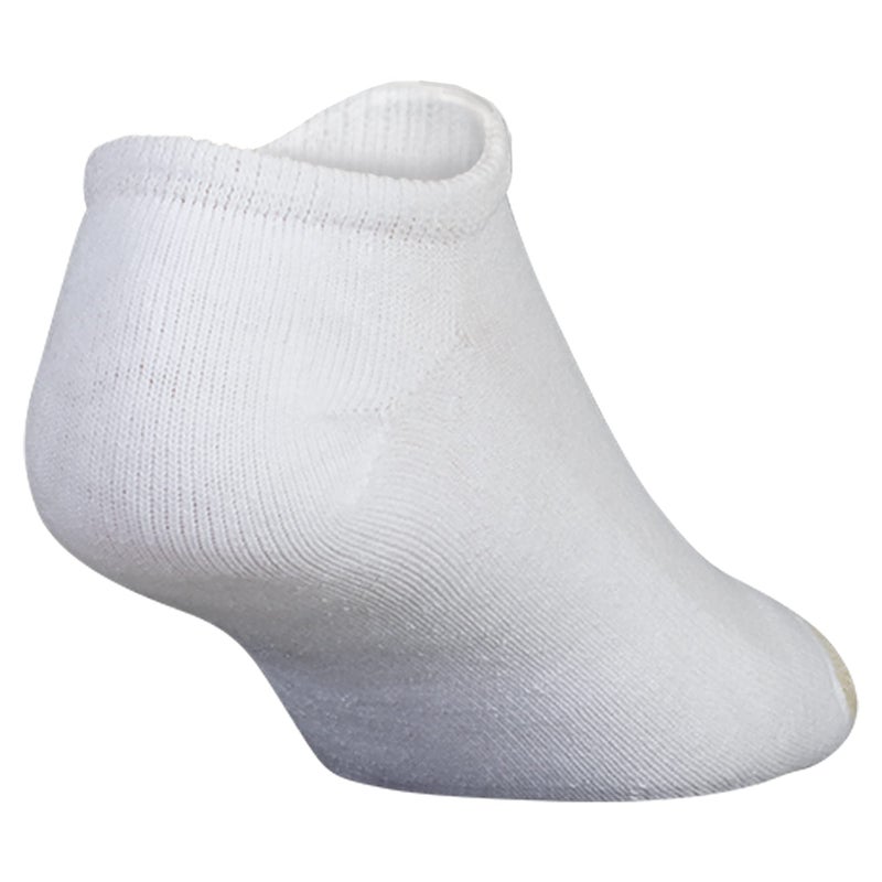 GOLDTOE Men's 656F Cotton No Show Athletic Socks, Multipairs, White (6-Pairs), Large - Image 4