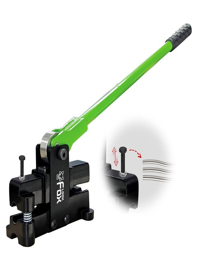 LookFox Conduit Bender, 12~14.3mm（9/16in）- Adjustable Offset for Flexible & Precise Bends, Fits 1/2" EMT Conduit, Sturdy&durable, Ideal for Electrical Work, Green - Image 1