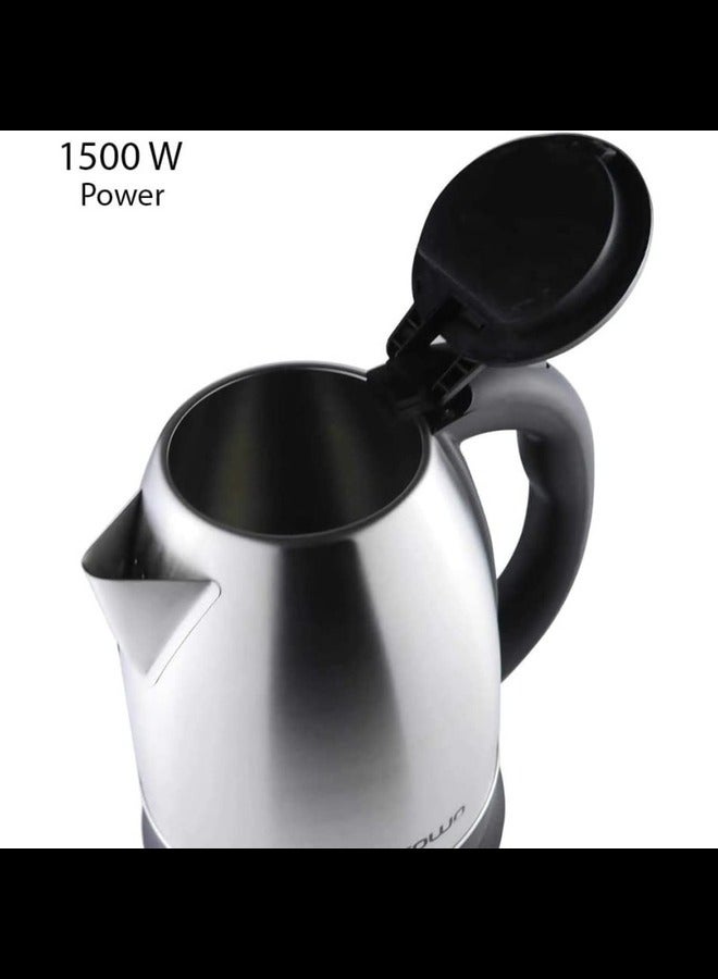 MACEST STYLISH AND LONG LASTING STAINLESS STEEL ELECTRIC KETTLE 1200 ML - Image 2