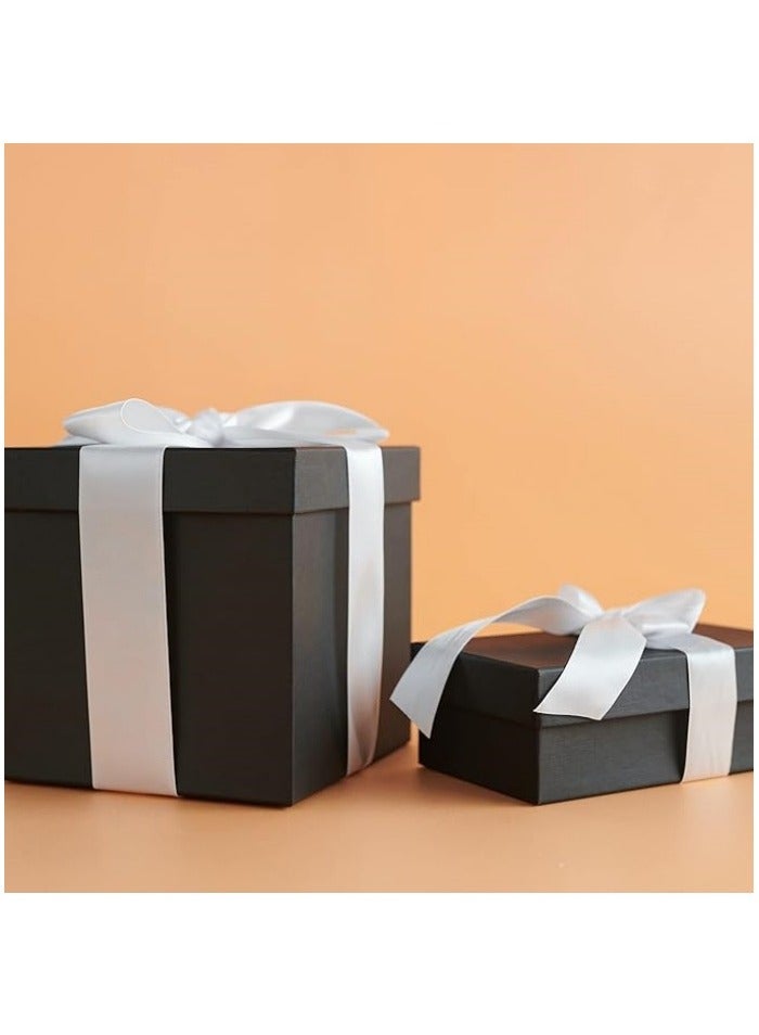 7/8 Inch (22mm) Wide 100 Yards Double-Faced White Satin Ribbon - Perfect for Wedding Decorations, Bouquets & Crafts - Image 3