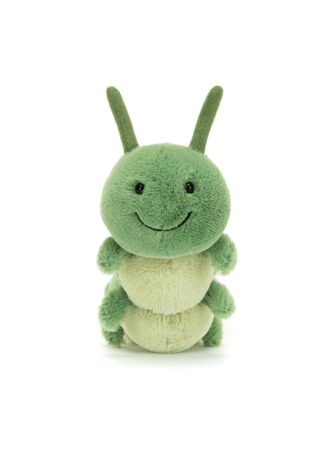 Jellycat دودة كاريز المحشوة - لعبة محشوة ناعمة بأرجل كوردية، هدية عيد الحب لطيفة للأطفال والبالغين، مجموعة جليكات، 13 سم - Image 2