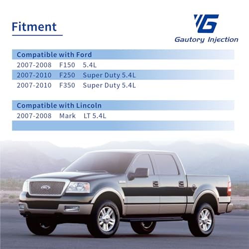 Gautory CM5144 Fuel Injectors Compatible with 2007 2008 Ford F150 54L 20072010 F250 F350 Super Duty 20072008 Lincoln Mark LT Replace 0280158138 62402 7C3Z9F593A FJ997 Set of 8 - Image 3