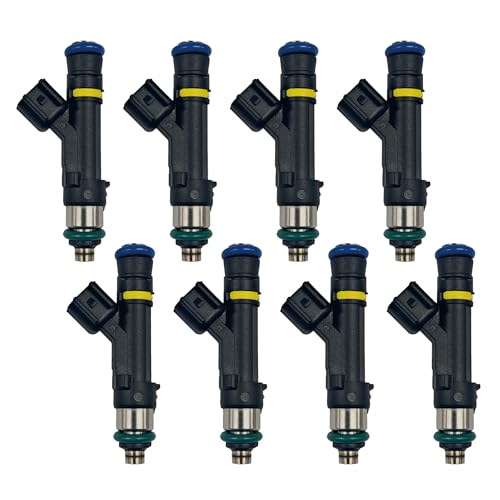 Gautory CM5144 Fuel Injectors Compatible with 2007 2008 Ford F150 54L 20072010 F250 F350 Super Duty 20072008 Lincoln Mark LT Replace 0280158138 62402 7C3Z9F593A FJ997 Set of 8 - Image 1
