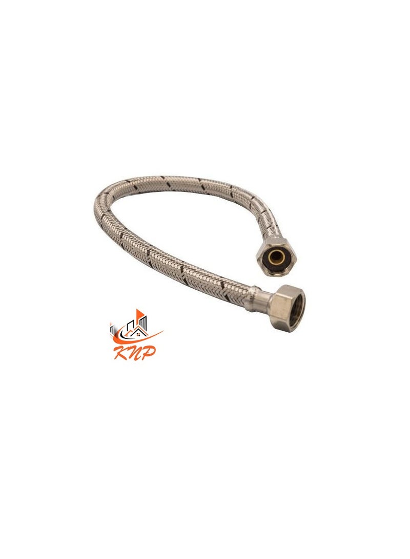 KNP Water Heater Female Flexible Pipe Hose 1/2 X 1/2 Inch - 45cm  - Image 1