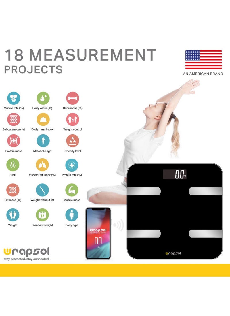 Rapsol smart scale for measuring and analyzing body functions