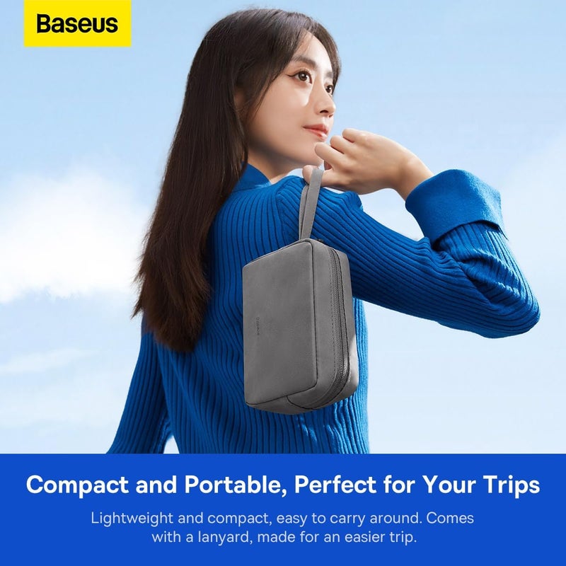 Baseus EasyJourney Series Storage Bag, Dark Gray - Image 4