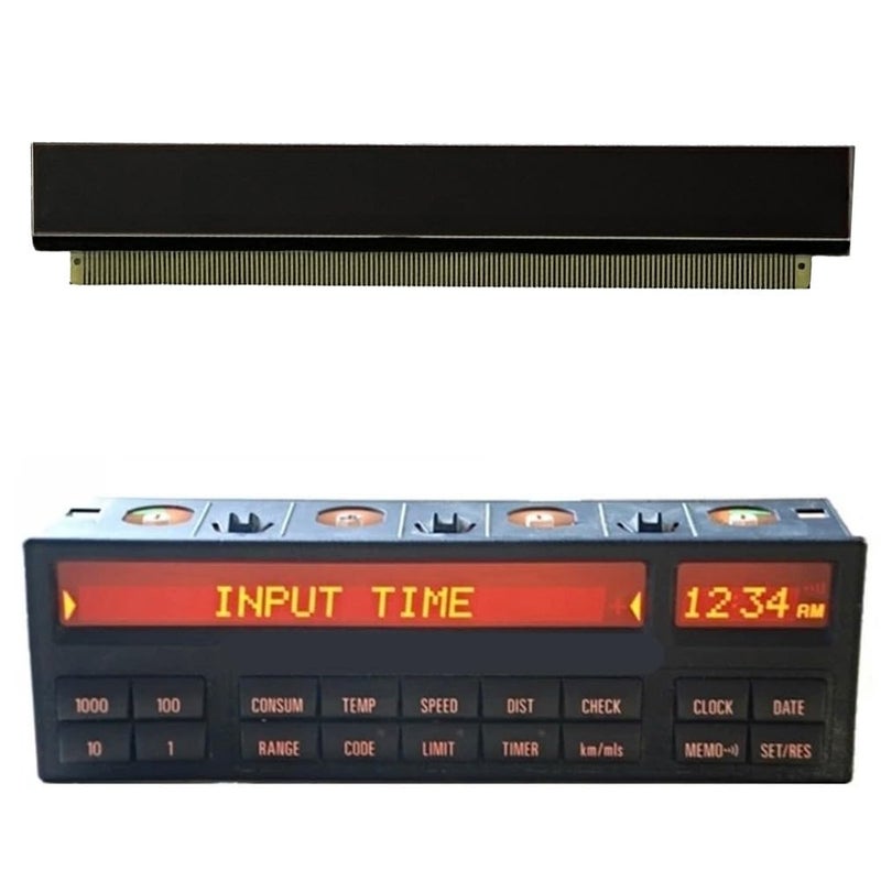 شاشة OBC LCD زجاج ABS أسود لسيارات BMW E36 318i 323i 325i 328i M3 موديلات 1992-1999 - Image 2