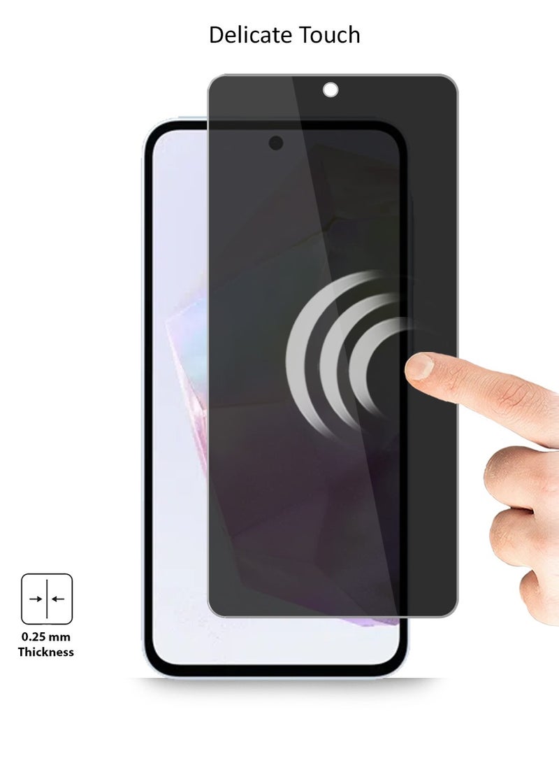 Techie Samsung Galaxy A36 5G Privacy Tempered Glass Screen Protector - Image 4