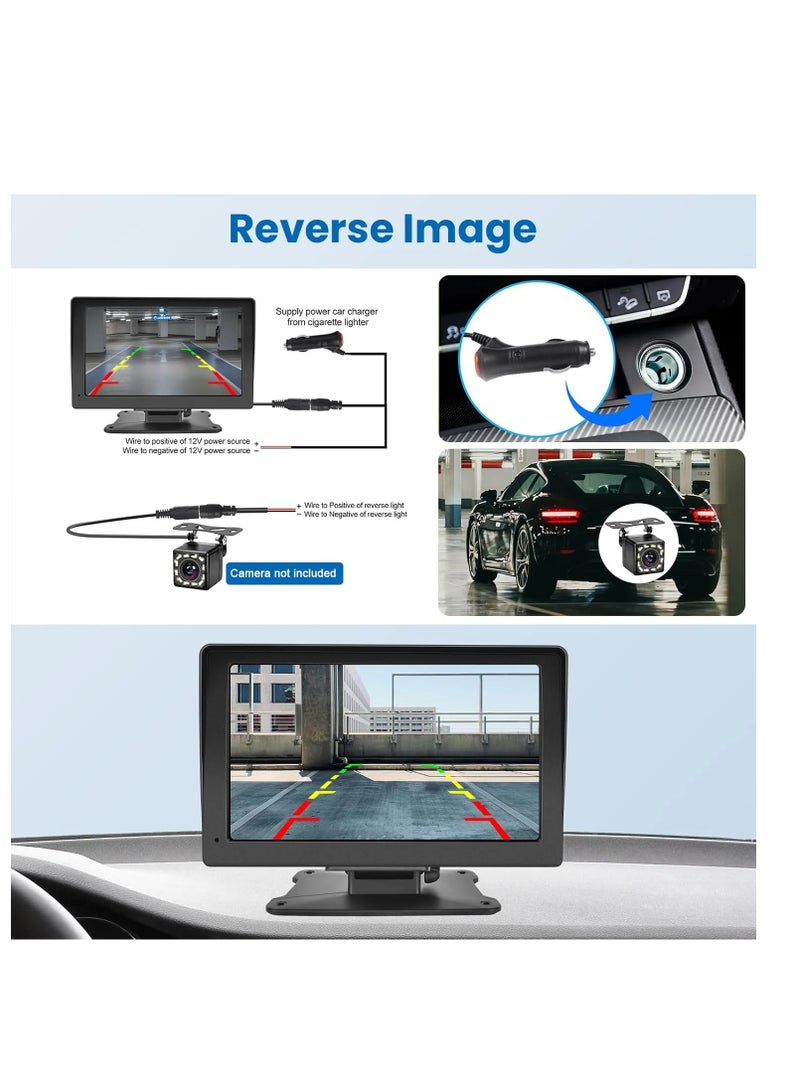 بيوينتي شاشه سيارة 7 بوصه مع كاميرا خلفيه سهل التركيب والفك ولا داعي لفك الديكور - Image 3