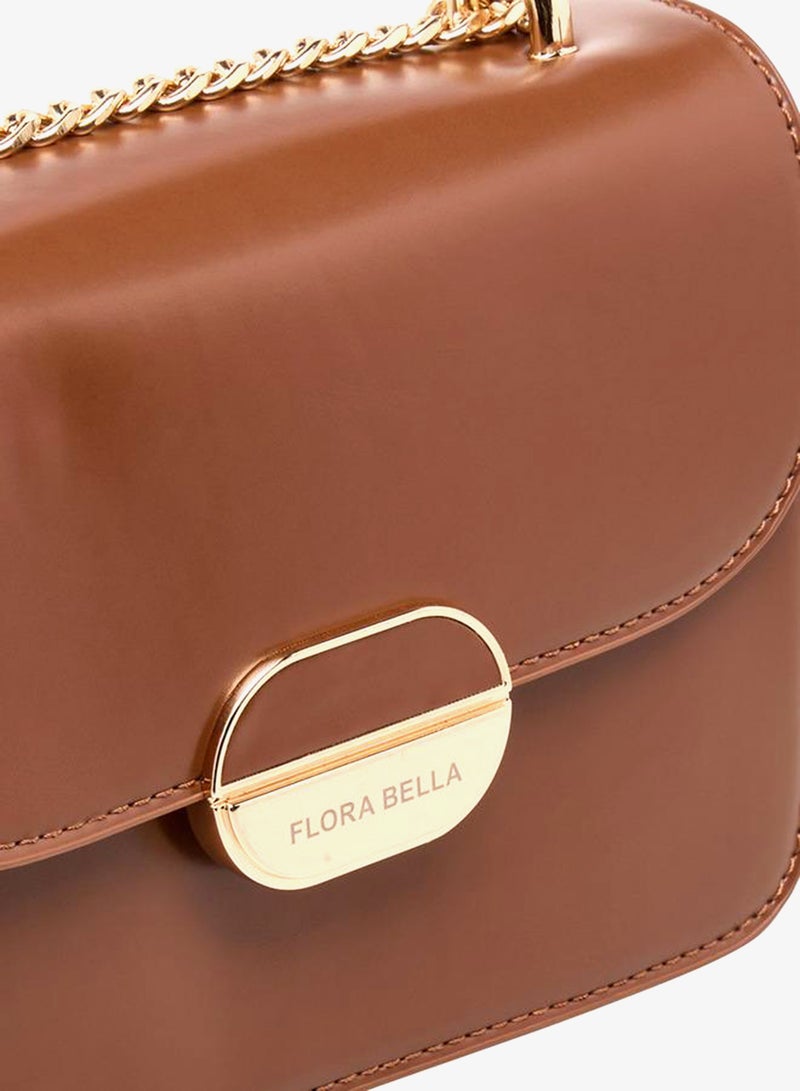 Flora Bella By Shoexpress Solid Crossbody Bag with Detachable Strap - Image 4
