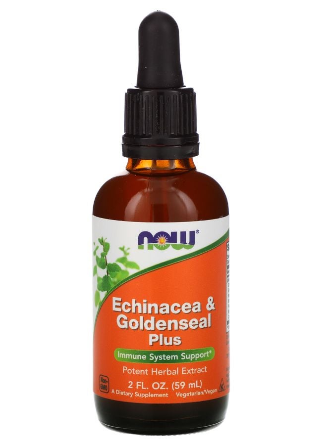 now Echinacea & Goldenseal Plus 2 fl oz (59 ml)