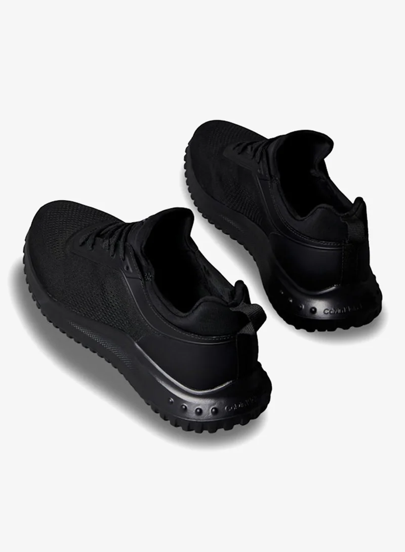 Calvin Klein Jeans BLACK Lace Up Low Top Sneakers for Men | Best Price UAE