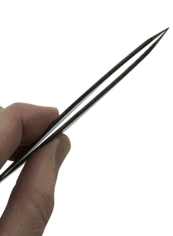 Zizzili Basics Ingrown Hair Tweezers by Zizzili Basics - Surgical Grade Stainless Steel Fine Pointed Tweezers - Precision Aligned Tips for Splinter, Eyebrow & Facial Hair Removal - with Bonus Tip Guard & Carry Pouch - Image 2