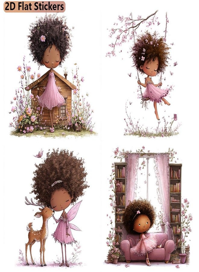 SLGIFT A Pack of 20pcs of Stickers Featuring a Garden Girl Theme with Pink Skirts Suitable for Crafts Scrapbooking Luggage Notebooks Diaries Photo Album Decorations Stationery Additions Aesthetic Decor - Image 5