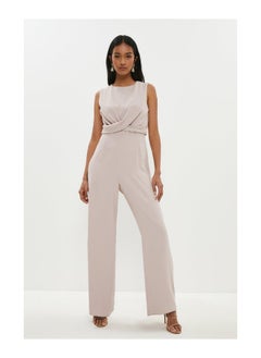 Wrap Detail Wide Leg Jumpsuit