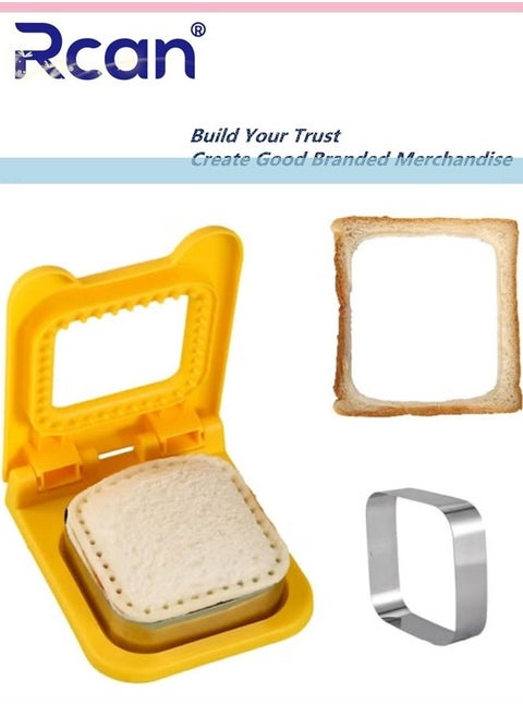 Bread Edge Cutter and Sandwich Maker Rounded Shape and Multicolour Randomly Assorted