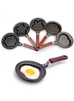 MSA MSA Omelets Pan | Cartoon Shape Mini Non-Stick Egg Frying/Pancake/Breakfast Omelet Pan | Frying Pan | Molds Cookware (1 PCs,Multi)  - Image 2