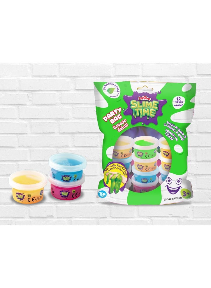 TOY PRO Doh Time Slime Party Bag 12 Cans 340 G  - Image 3
