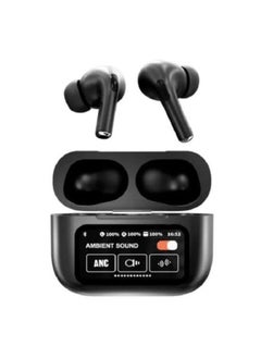 A9 Pro Bluetooth Earphones with Touch Display – Active Noise Cancelling (ANC) & Environmental Noise Cancelling (ENC) AIPods