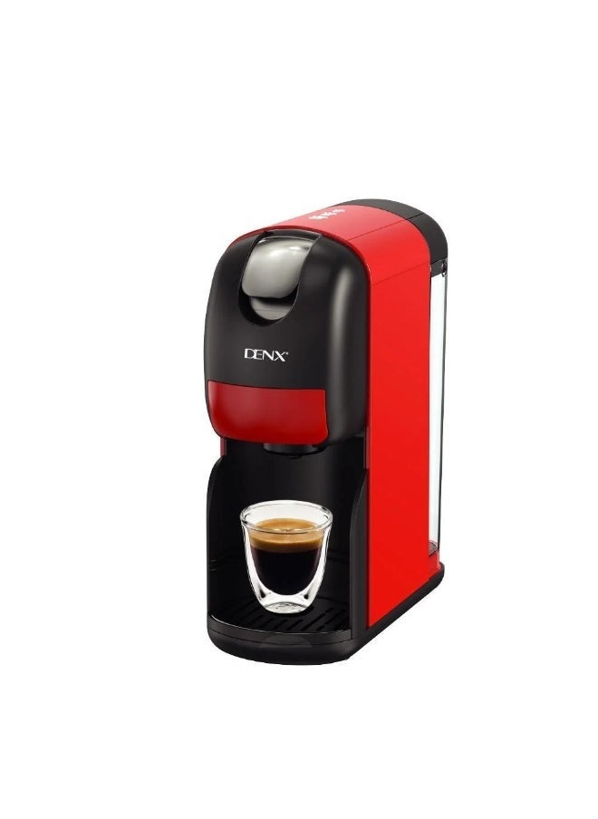 Denx 3-In-1 Capsule Coffee Maker Dx3416 – 20 Bar Pressure, 1400W Power, 1L Tank, Auto Shut-Off, One-Minute Brew, Compatible With Multiple Capsule Types - Image 3