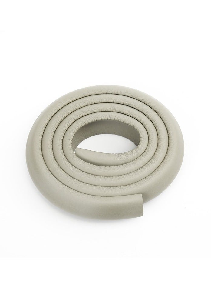 ليمتليس واقي حافة سلامة الطفل من هايدرون، شريط واقي حافة الطاولة للأطفال، إسفنج مقاوم للأطفال لحواف الأثاث، مجموعة وسائد لحماية الطفل - 2 متر (رمادي)