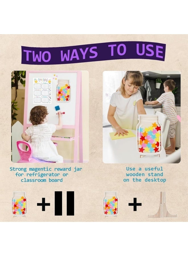 جروسي Magnetic Reward Jar, Classroom Reward Jar for Kids - Image 4