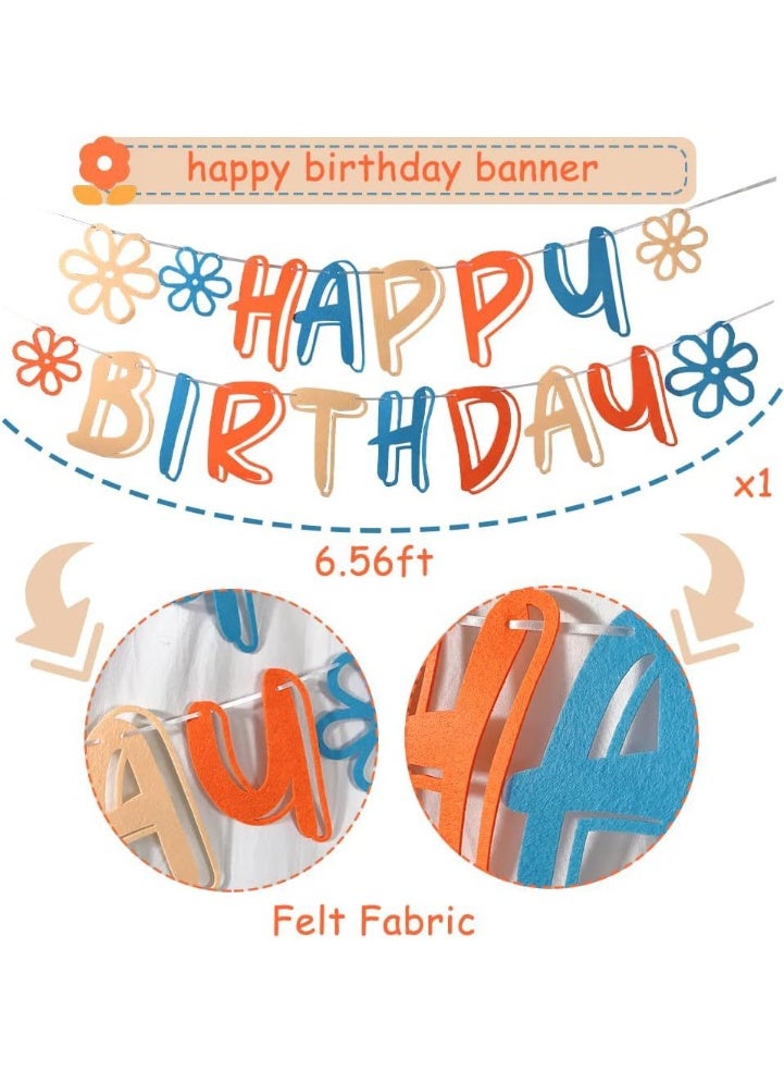Happy Birthday Banner Decorations - Happy Birthday mix color Pack Of  Banner Party Decoration Item With Ribbon Bunting for Party Decor, Reusable Happy Birthday Banner - Image 5