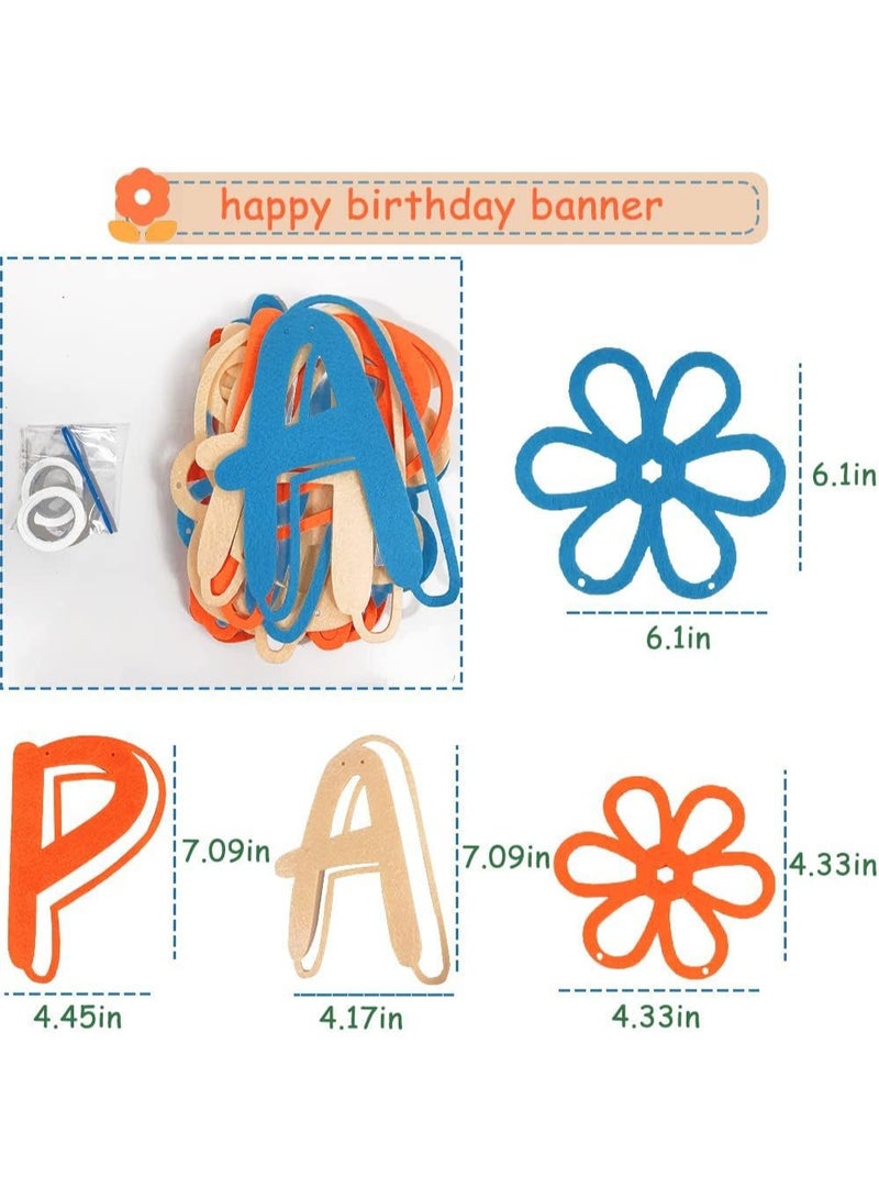 Happy Birthday Banner Decorations - Happy Birthday mix color Pack Of  Banner Party Decoration Item With Ribbon Bunting for Party Decor, Reusable Happy Birthday Banner - Image 4