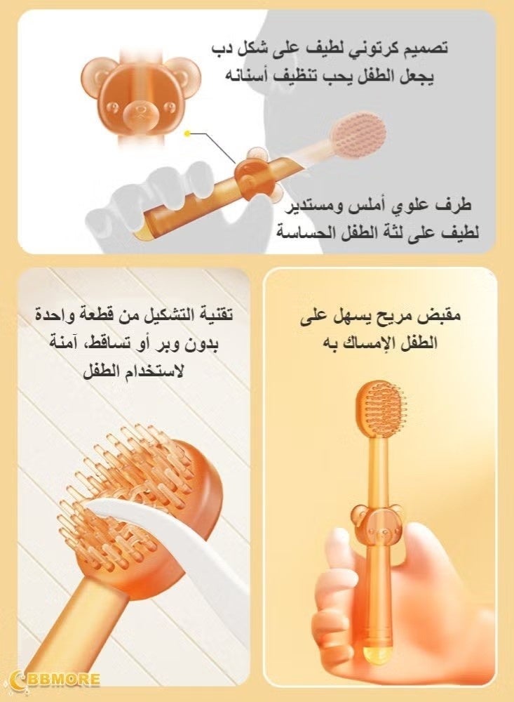 جونيس فرشاة الأسنان الأولى ، فرشاة الأسنان السيليكون حديثة الولادة ، فرشاة الأسنان الصغيرة ، فرشاة الأسنان ، فرشاة الأسنان ، فرشاة الأسنان ، فرشاة الأسنان - Image 2