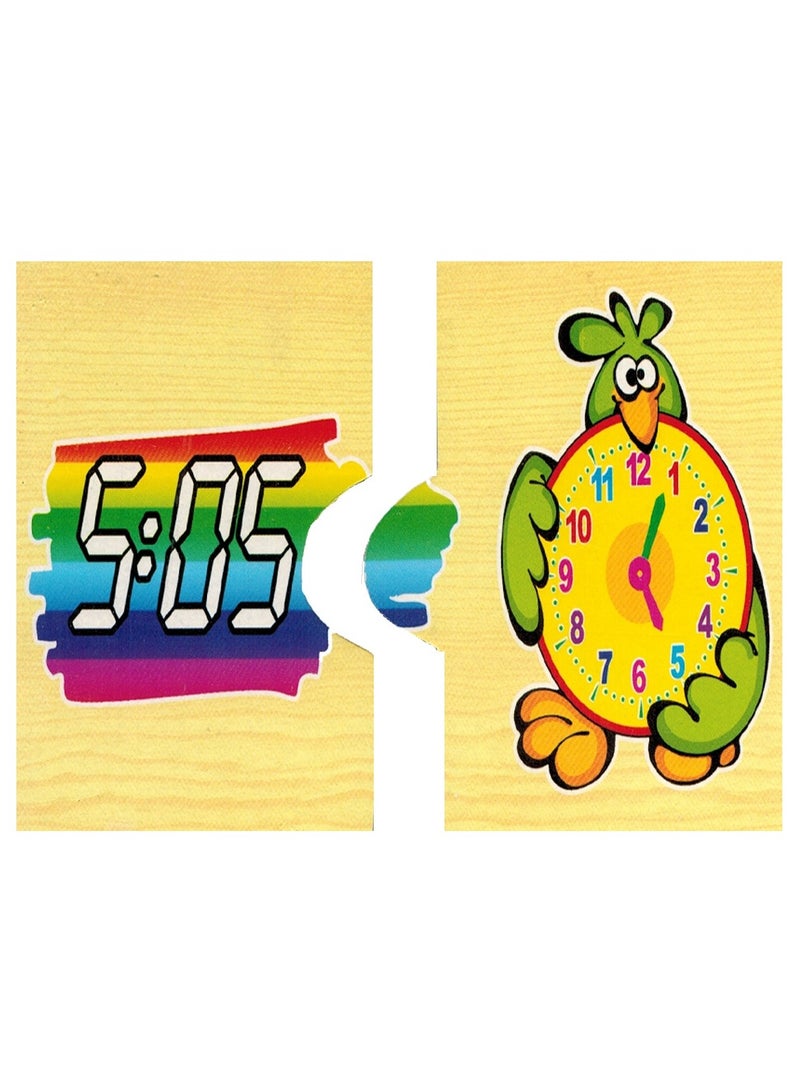 A Colorful Wooden Puzzle To teach The Clock To Children - Image 3
