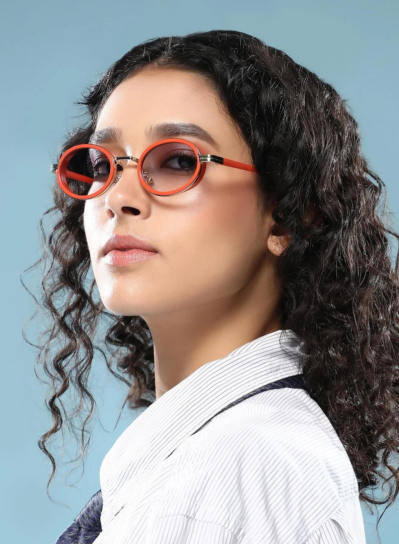 Haute Sauce  Polarized Full Rim Oval Sunglasses For Women  | Best Price UAE