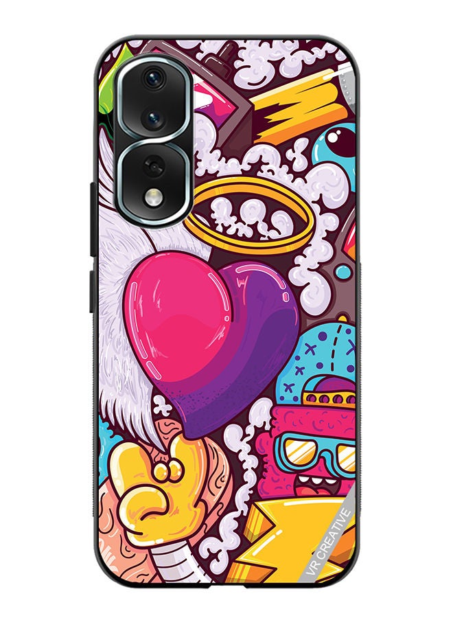VR CREATIVE Protective Case Cover For Honor 80 Pro Graphitti Design Multicolour - Image 1