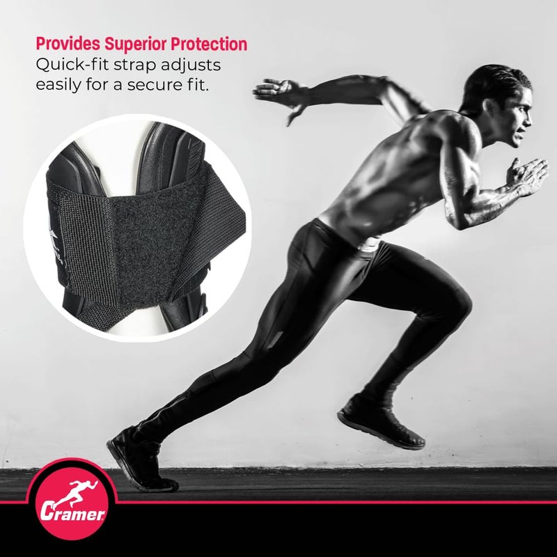 Cramer Active Ankle T2 Ankle Brace, Large, Black, Rigid Support for Men 10-13 & Women 11-14 Shoe Size, Adjustable Brace for Sprains, Volleyball & Cheer, Lightweight EVA Padding,Fits Left or Right Foot - Image 4