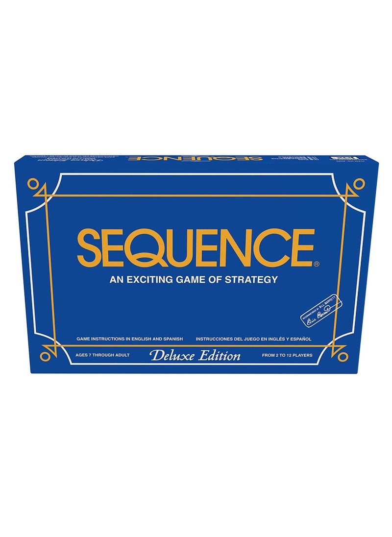 Sequence Exciting Game of Strategy Deluxe Edition Blue