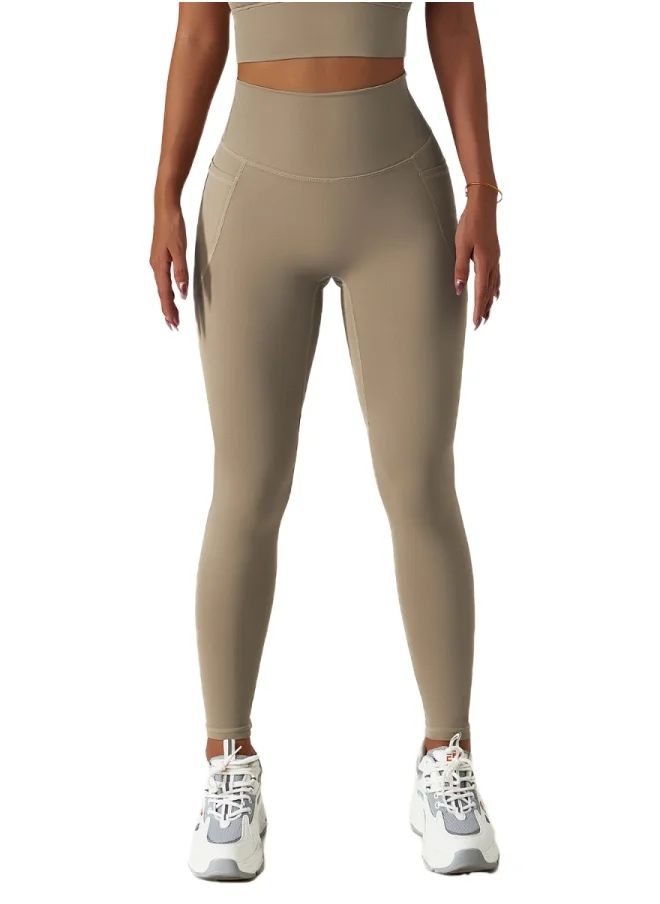 كون.يوغا Womens High Waist Contour Seamless Workout sport Leggings Yoga Pants Tummy Control Running Pants