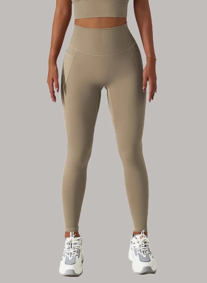 Womens High Waist Contour Workout sport Leggings Yoga Pants Tummy Control Running Pants