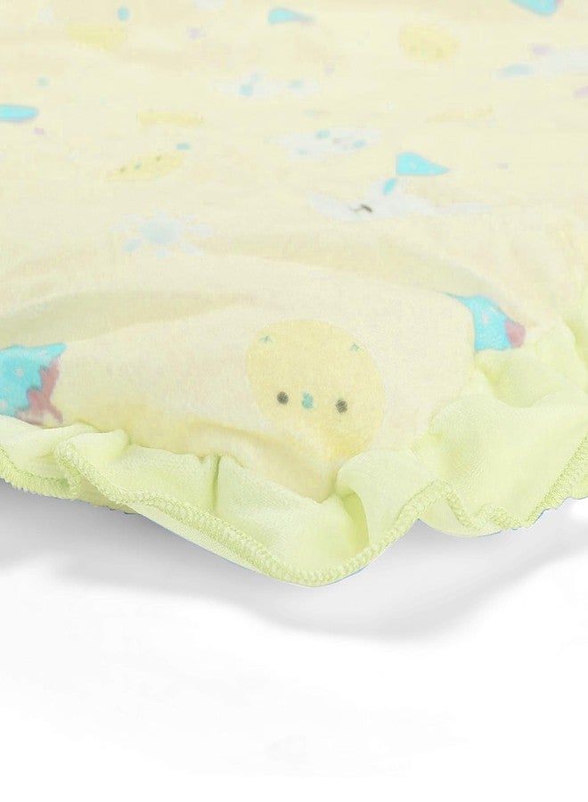 Pokory Soft Baby Wrapper Luxury Winter Quilt & Sleeping Bag for Newborns 0-12 Months Warm, Cozy Cover for Boys & Girls Yellow - Image 5