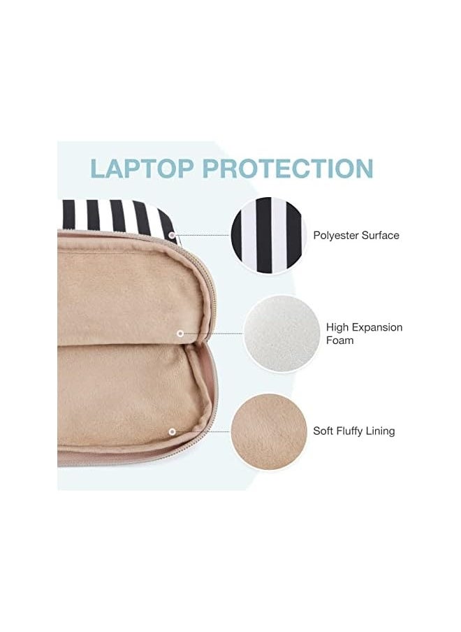 BAGSMART Laptop Sleeve Bag, BAGSMART Laptop Case Compatible with MacBook Air/Pro Retina,13-13.3 inch Notebook Compatible with MacBook Pro 14 inch 2021 2022 M1 Pro/Max A2442, Computer Bag with Pocket, Black  - Image 4